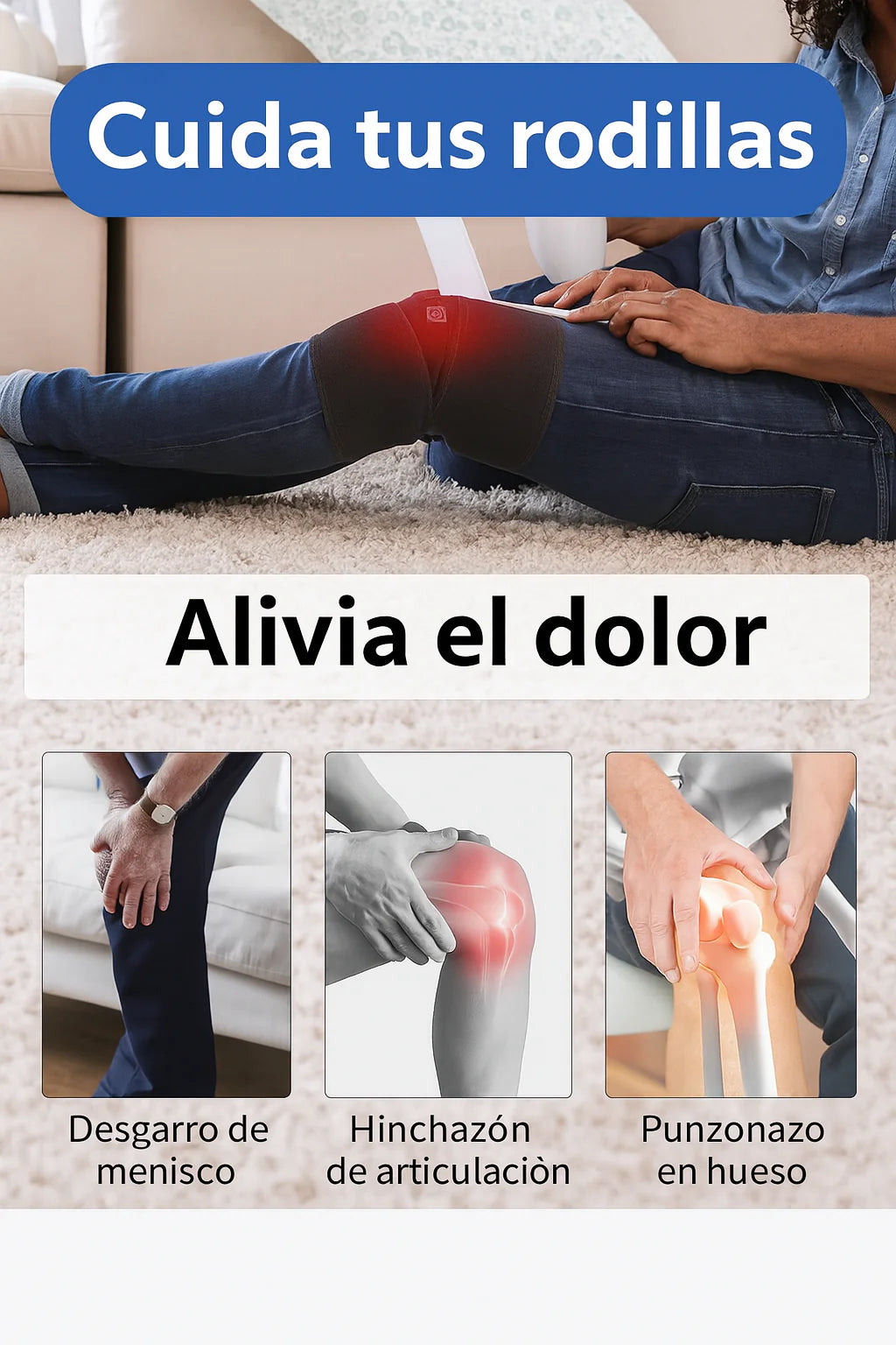 🦵🔥 Thermoknee™ — Alivio Avanzado del Dolor de Rodilla para Quienes Más Amas ❤️👨👩👧👦
