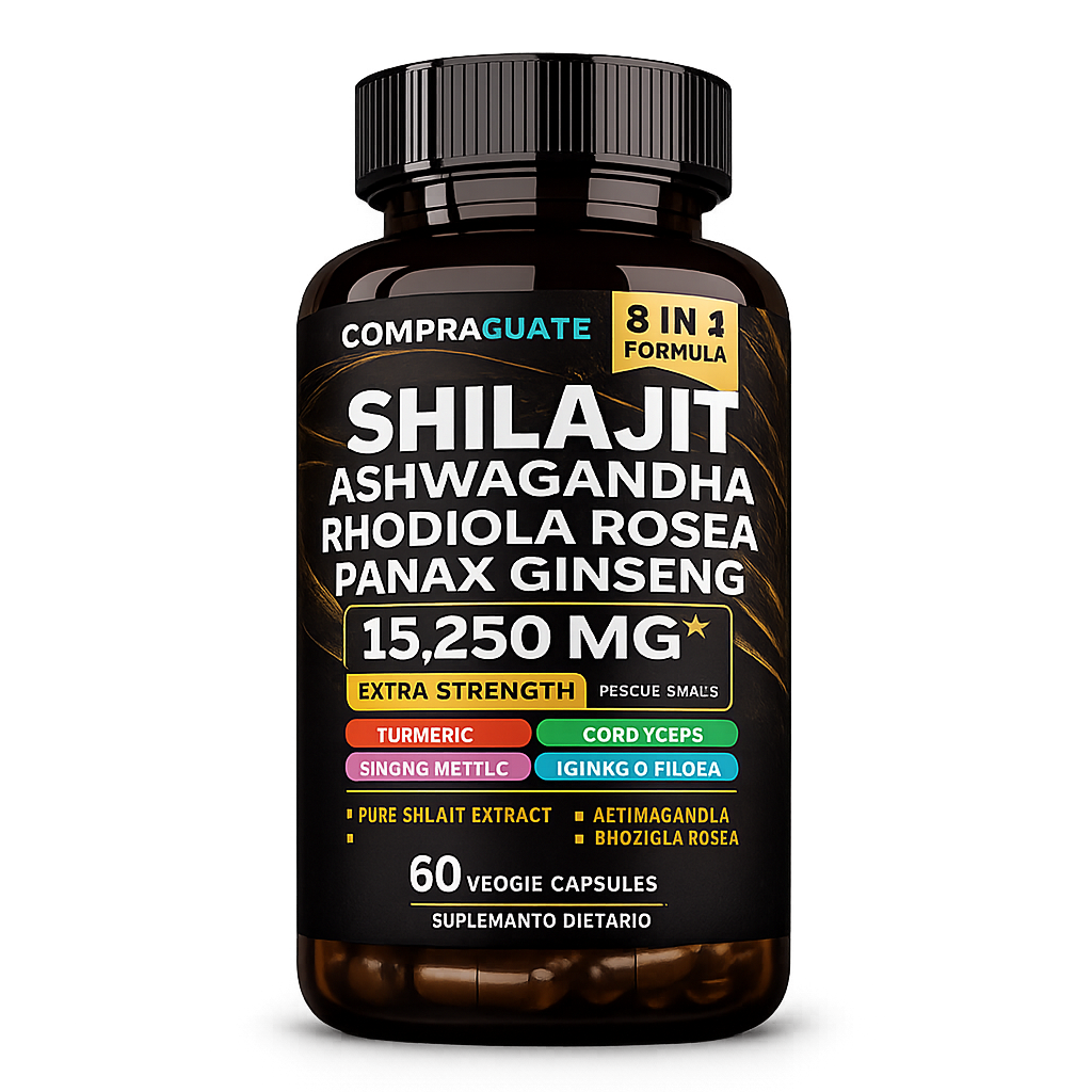🔥 Shilajit Extra Strength 8 en 1 – 15,250 MG 💪