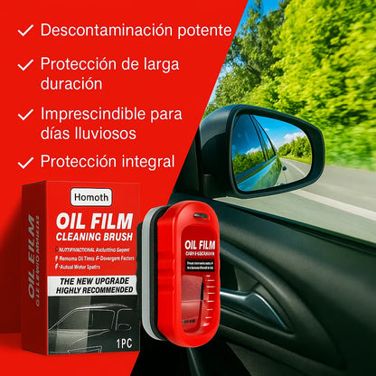 🚗✨ Homonth™ Cepillo Limpiador Antipelícula de Aceite para Parabrisas — Envío Gratis 🚚