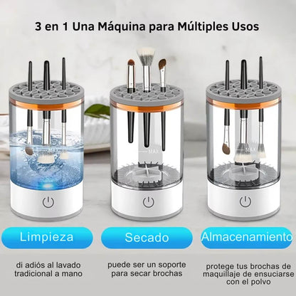 PureBrush™ - Limpiador Eléctrico de Brochas