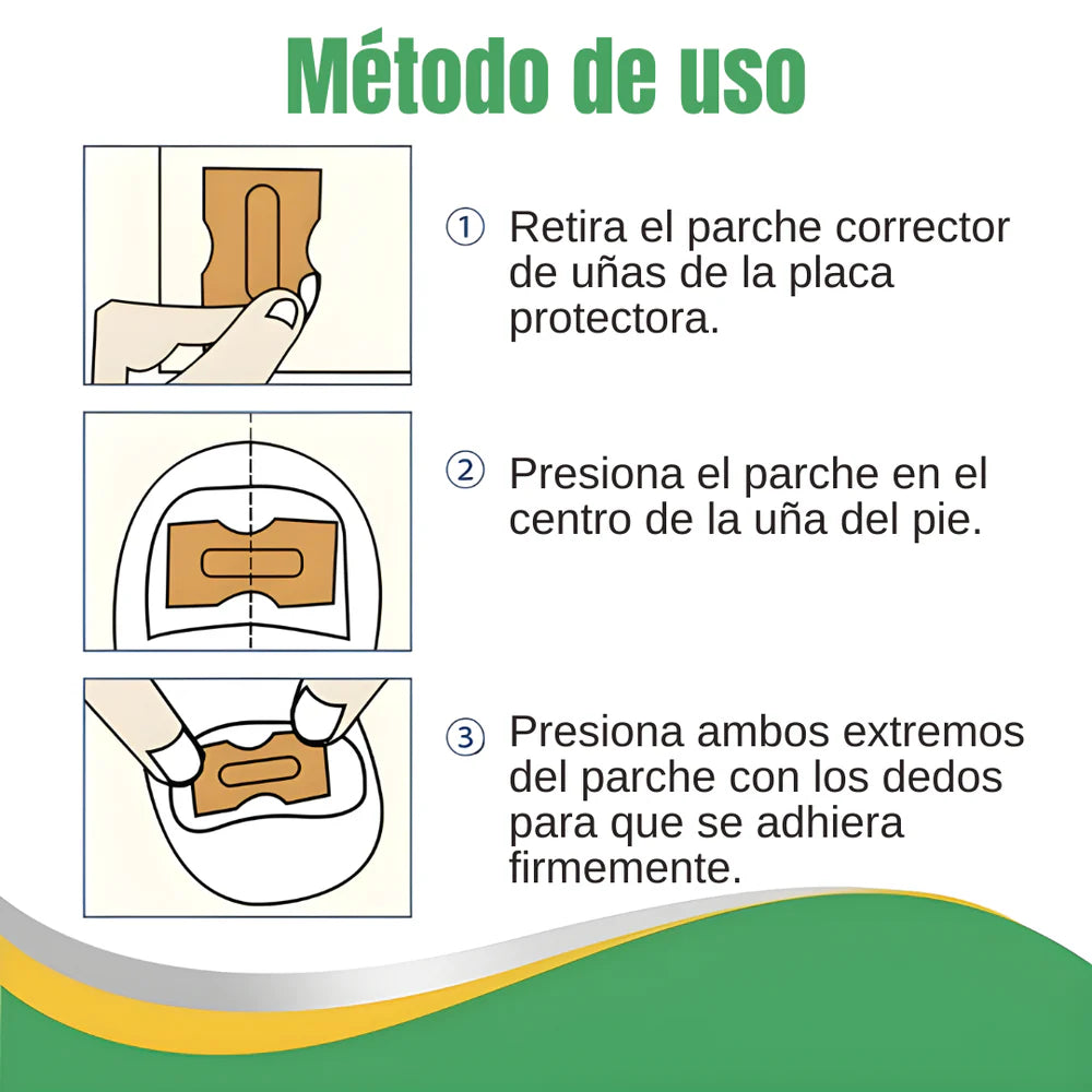 Uñas encarnadas nunca más 💅: Parche Corrector NANEL™ (50 uds) – Discreto y súper firme 🩹✨