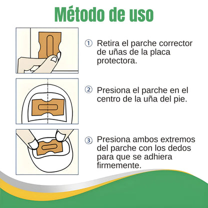 Uñas encarnadas nunca más 💅: Parche Corrector NANEL™ (50 uds) – Discreto y súper firme 🩹✨