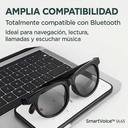 SmartVoice™ Gafas de Sol Bluetooth 😎🎧 | Música + Llamadas Manos Libres