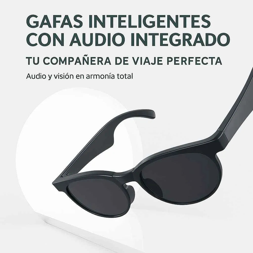 SmartVoice™ Gafas de Sol Bluetooth 😎🎧 | Música + Llamadas Manos Libres