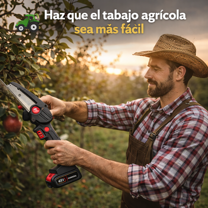 Sierra Portátil Inalámbrica PRO 48V 🔥🪵🔋