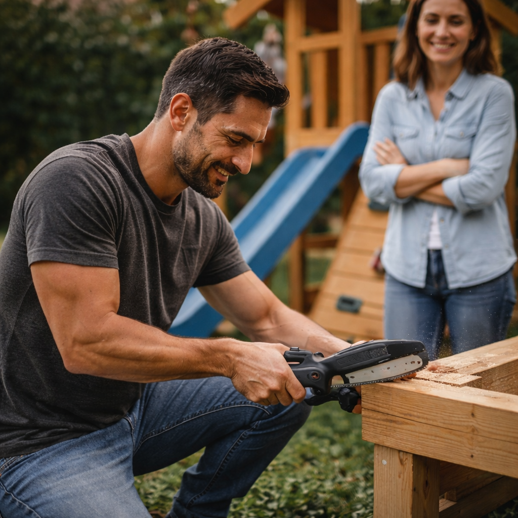 Sierra Portátil Inalámbrica PRO 48V 🔥🪵🔋