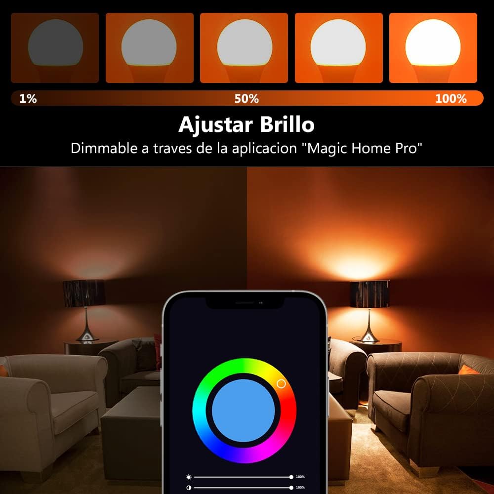 💡✨ SMART LED FOCO (Bombilla Inteligente WiFi RGB) 🌈📱
