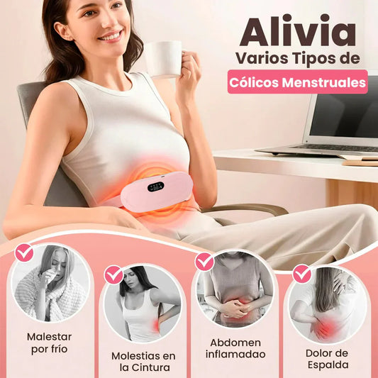 Cinturón™ de Calor Portátil con Masaje Inteligente 🔥💆‍♀️