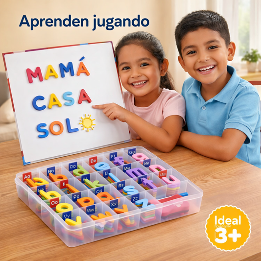 LETRAS MAGNÉTICAS EDUCATIVAS™ 🧲👧👦 | Aprendizaje temprano, fácil y divertido