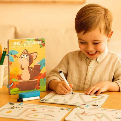 ✏️📚 Libro de Control de Lápiz para Niños – ✍️ Aprende a Escribir con Confianza y Diversión 🎨🖐️