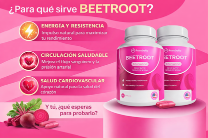 💗🌿 BEETROOT Rosabella — Energía & Circulación Natural ⚡🫀