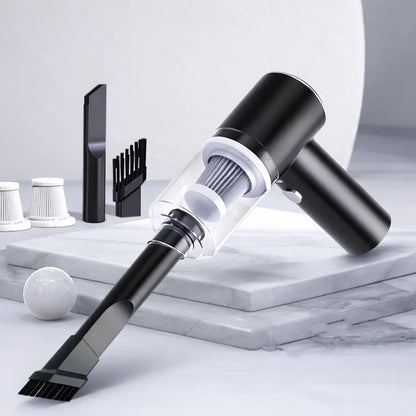 TurboClean 360°: La Mini Aspiradora Inalámbrica 4 en 1 que Elimina la Suciedad en Segundos! 🌪️🚗✨